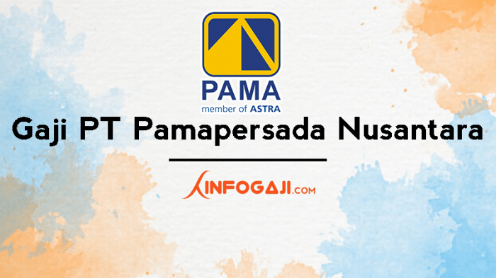 Gaji operator magang pt pama