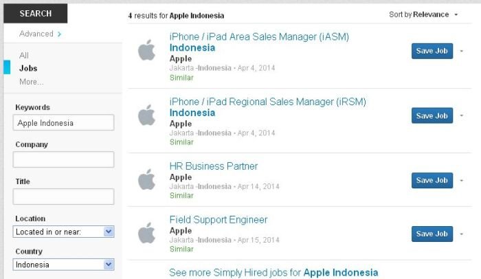 Lowongan kerja apple indonesia
