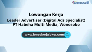 Leader Advertiser (Digital Ads Specialist) PT Habeha Multi Media, Wonosobo