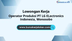 Operator Produksi PT LG ELectronics Indonesia, Wonosobo