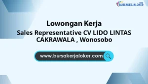 Sales Representative CV LIDO LINTAS CAKRAWALA , Wonosobo