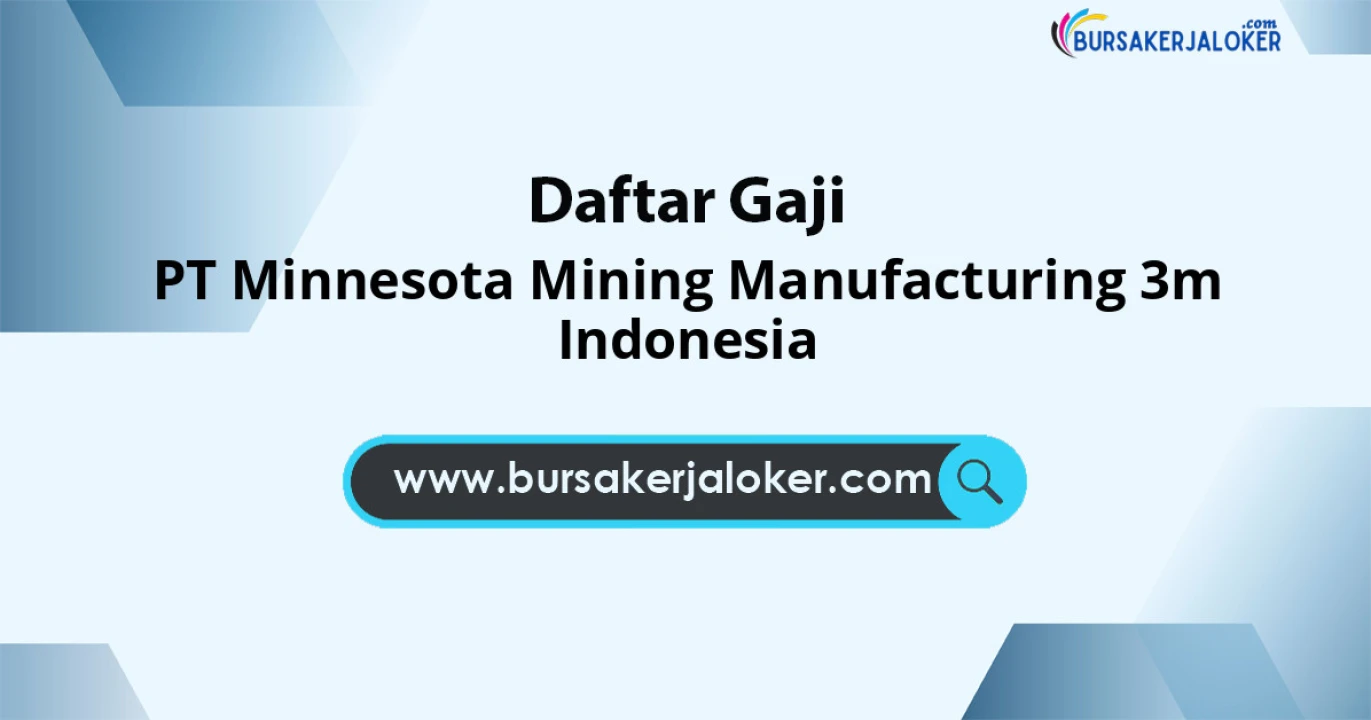 Gaji 3M Indonesia: Struktur Gaji dan Tunjangan Lengkap