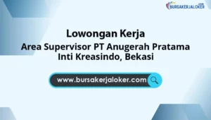 Area Supervisor PT Anugerah Pratama Inti Kreasindo, Bekasi