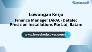 Finance Manager (APAC) Datalec Precision Installations Pte Ltd, Batam