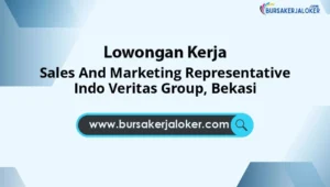 Sales And Marketing Representative Indo Veritas Group, Bekasi
